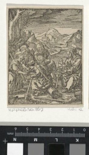 The Christ Child Sawing a Log