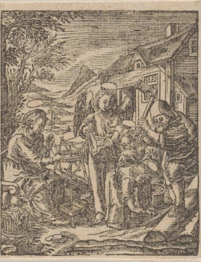 The Christ Child Picking up Wood Chips