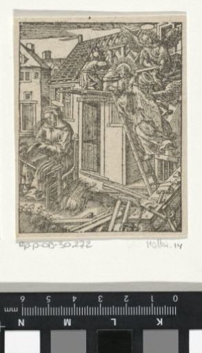 The Christ Child Laying a Roof