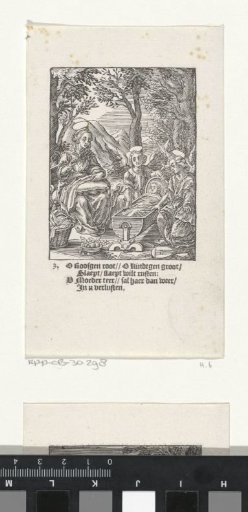 Christ Child sleeping in the cradle