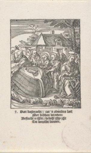 Christ Child building a ship