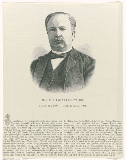 Portrait of Johannes Pieter Roetert Tak van Poortvliet