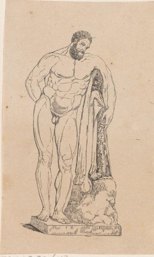 Hercules with attributes