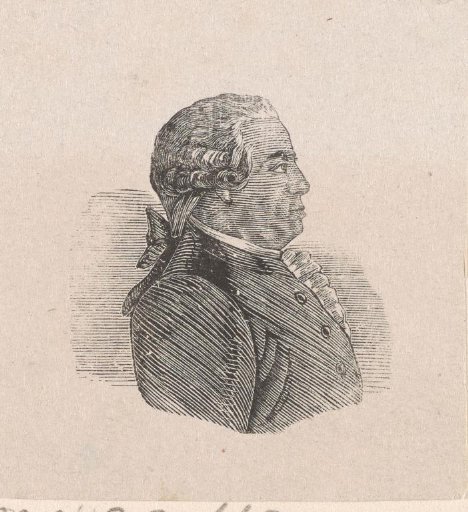 Portrait of a man with a wig
