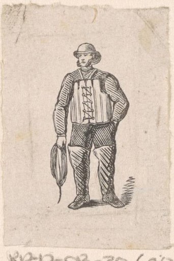 Man with riding boots and a rope