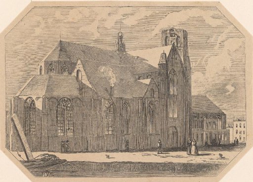 View of a church with a square