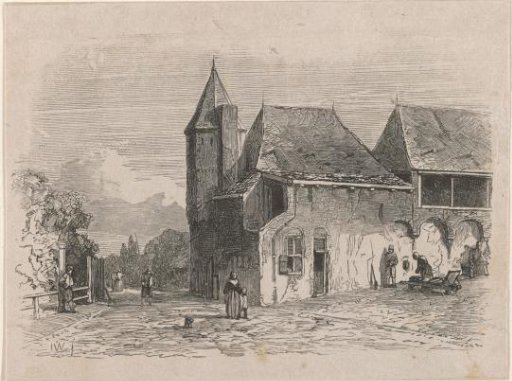 View of the Koppelpoort at Amersfoort