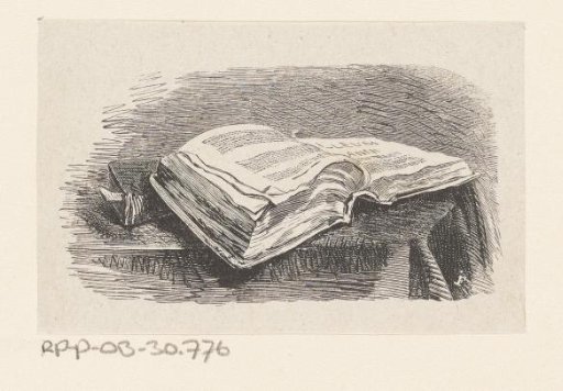 Open Book on a Table
