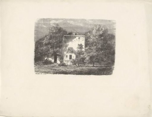 View of a building amidst trees
