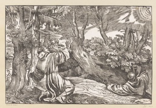 Saint Francis receiving the stigmata