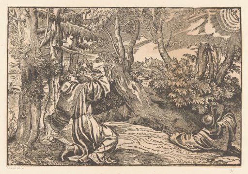 Saint Francis receiving the stigmata