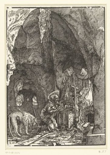 Saint Jerome in a Cave