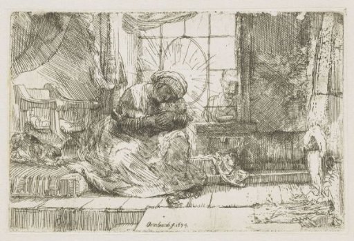 The Virgin and Child with the cat and the snake