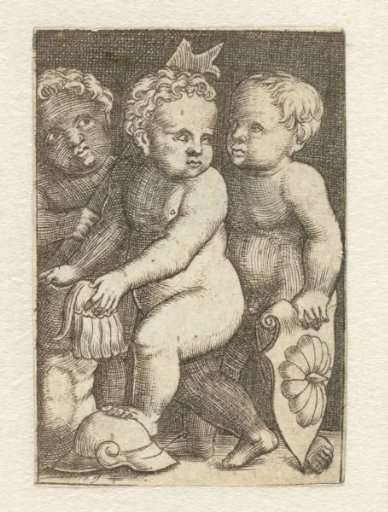 Three Putti with Armour