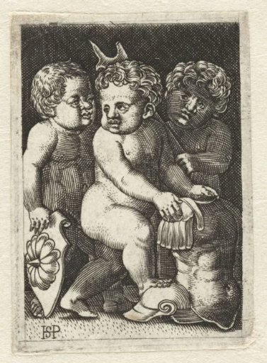 Three Putti with Armour