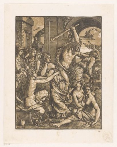 Avarice driven out of the Temple of the Muses