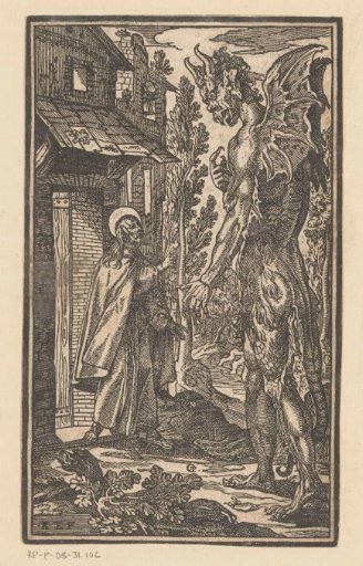 Temptation of a Saint by the Devil