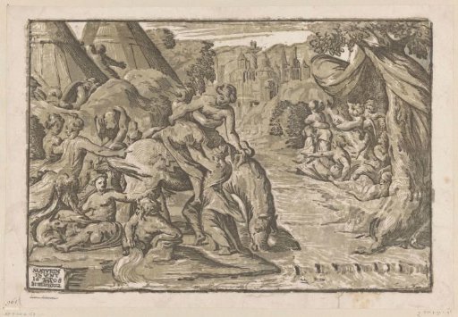 Cloelia crossing the Tiber
