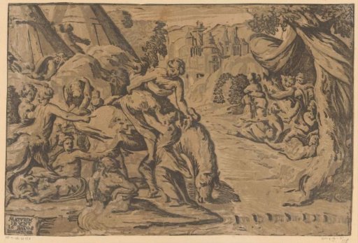 Cloelia crossing the Tiber