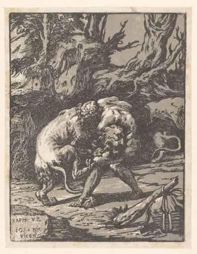 Hercules and the Nemean Lion