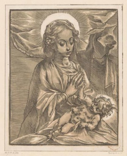 Virgin Adoring the Christ Child
