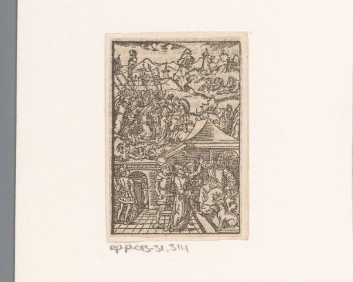 Christ before Annas and in the garden of Gethsemane