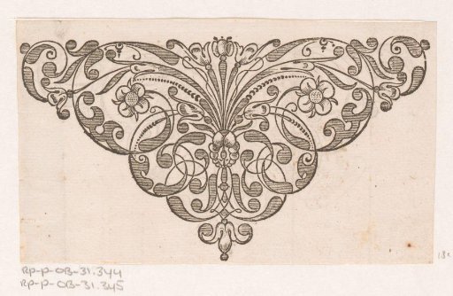 Ornament with flowers
