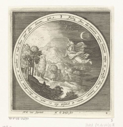 The Fourth Day of Creation: God Creates the Sun, Moon, and Stars