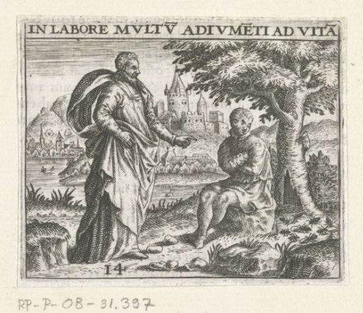 Man addressing a seated man