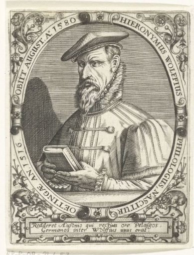 Portrait of Hieronymus Wolf