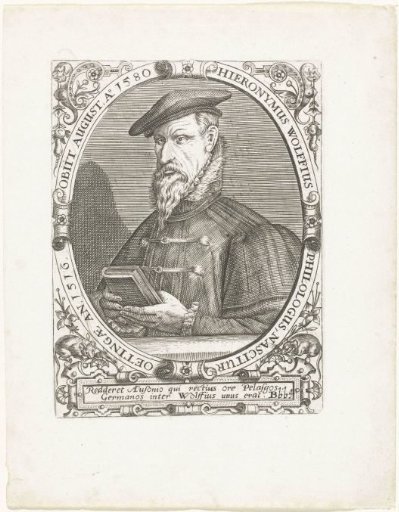 Portrait of Hieronymus Wolf