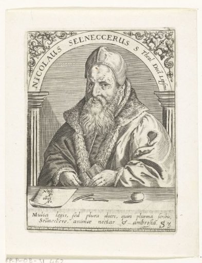Portrait of Nikolaus Selnecker