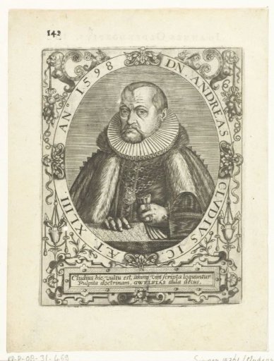 Portrait of Andreas Cludius