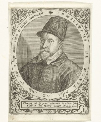 Portrait of Philippe de Monte