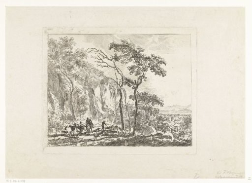 Landscape with shepherds