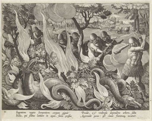 Hunting of water snakes in India