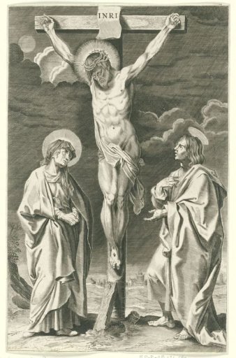 The Crucifixion with Mary and John the Baptist