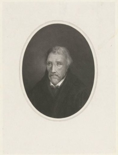 Bust of a man in oval