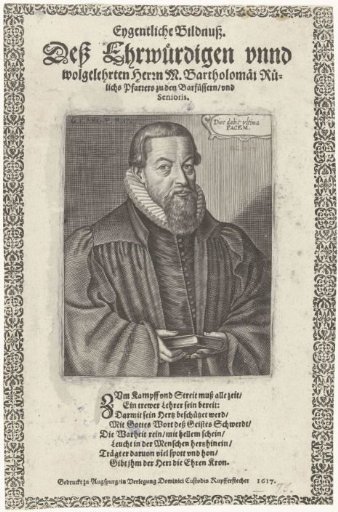 Portrait of the Reverend Bartholomaeus Rülichs