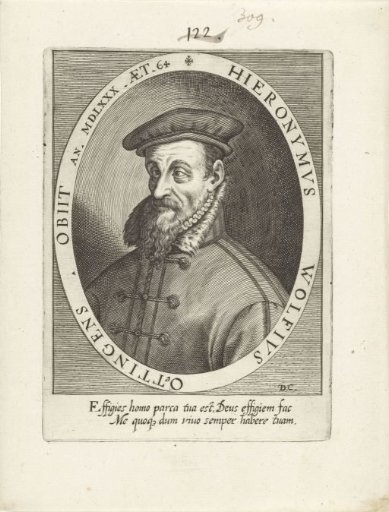 Portrait of Hieronymus Wolf