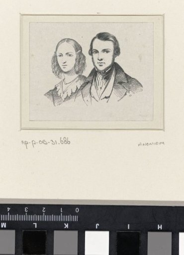Double portrait of Jean Baptiste van Eijcken and Julie Anne Marie Noël van Eijcken
