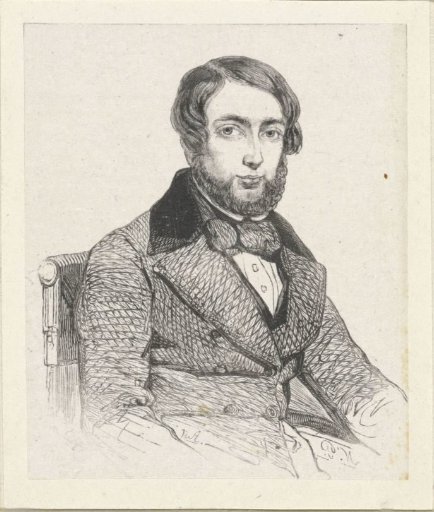 Portrait of Johan Coenraad Hamburger