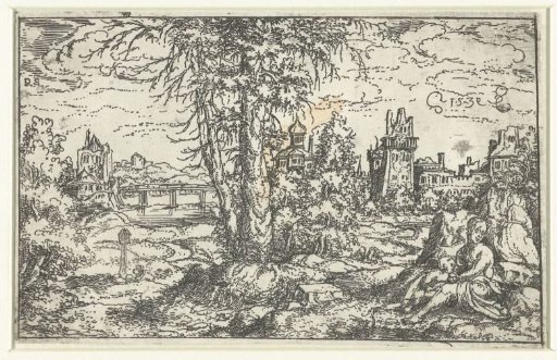 Landscape with Woman and Child