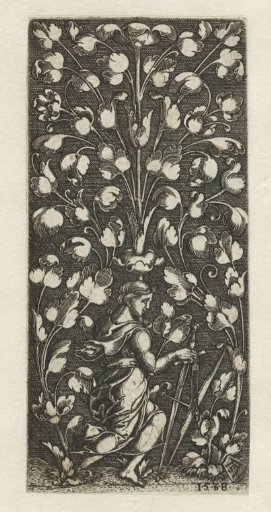 Ornament with personification of Justice