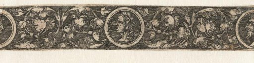 Frieze with three medallions