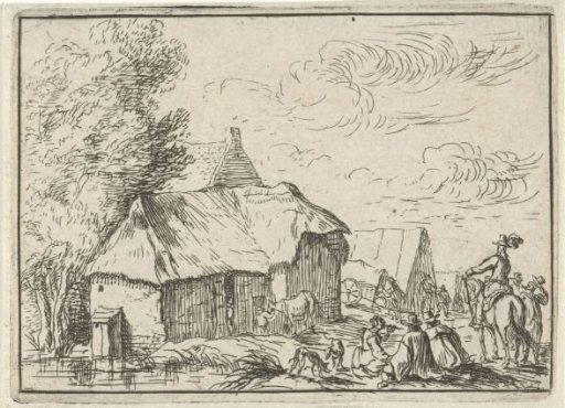 Camp near a village