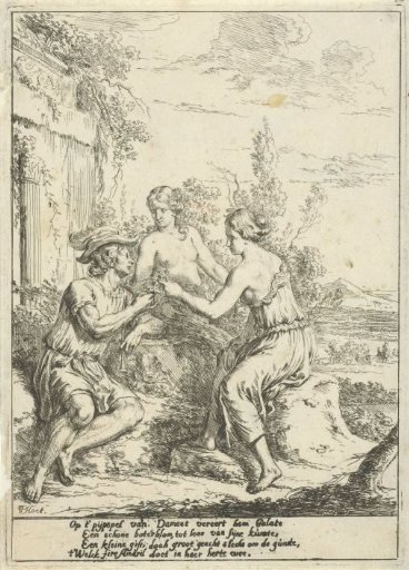 Pastoral scene with Dameet, Galatea and Amarillis