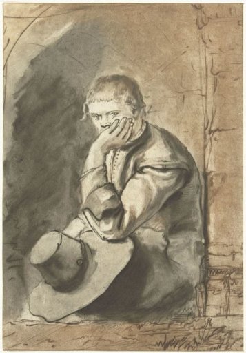 Seated man