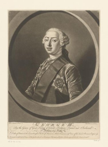 Portrait of George III, King of the United Kingdom