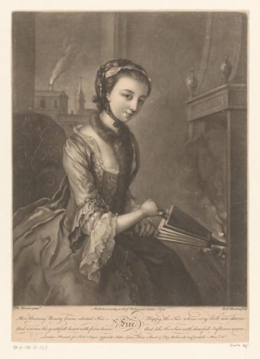 Young Woman with a Bellows